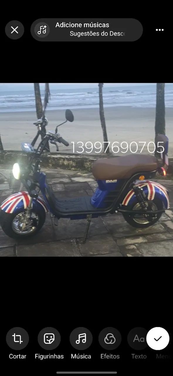 Scooter elétrica 1000w zero x13