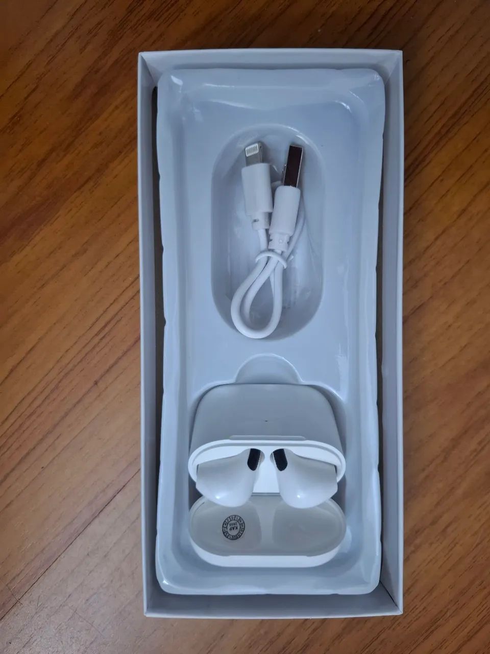 Fone de Ouvido Sem Fio Pro 4 TWS Bluetooth - Branco - Foto 4