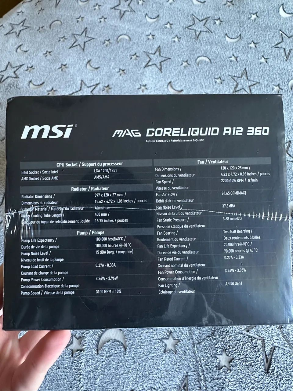 Water Cooler MSI MAG Coreliquid A12, ARGB, 360mm, Intel e AMD - CLA12360 - Foto 3