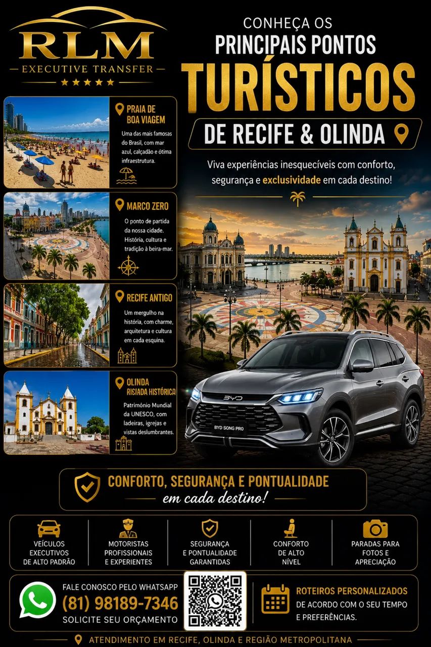 Transfer Executivo | Aeroporto, Turismo e Eventos | Recife e Pernambuco ? ? ?  - Foto 4