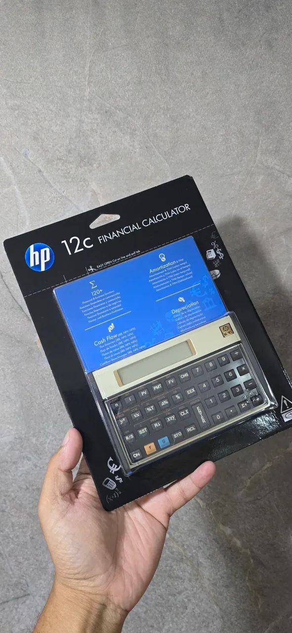 Calculadora Financeira Hp 12c Gold [ NOVA LACRADA ] 