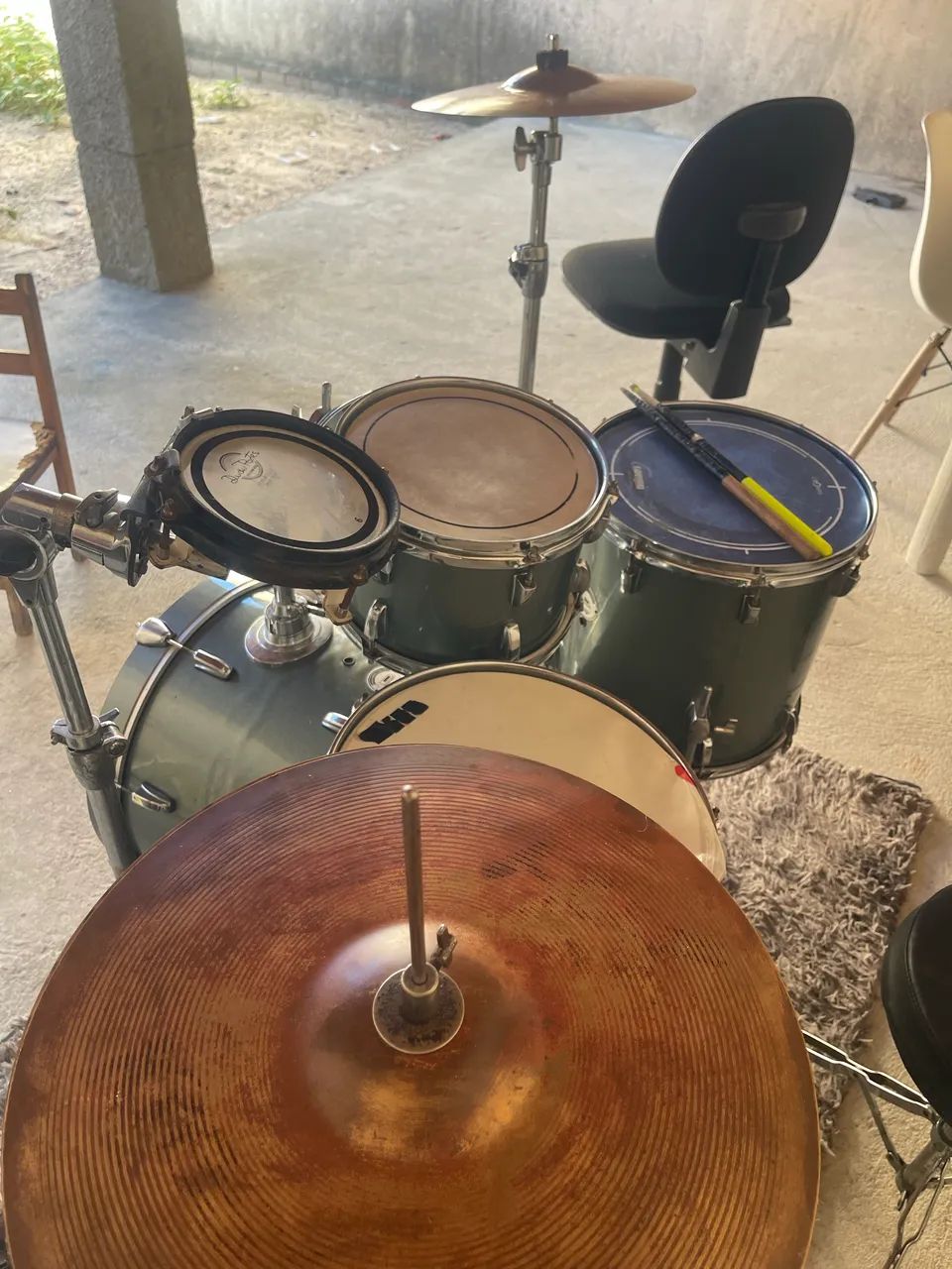 Bateria acústica De One Completa - Foto 4