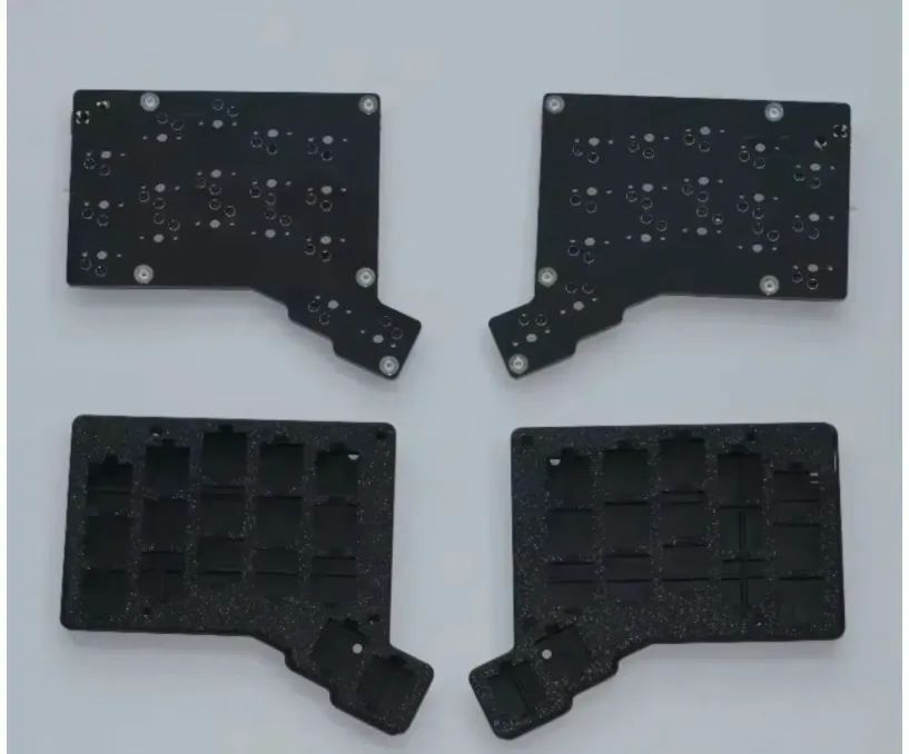 Teclado Mec ânico Ergonômico Split Wireless Custom ZMK Forager 3x5 - Foto 4