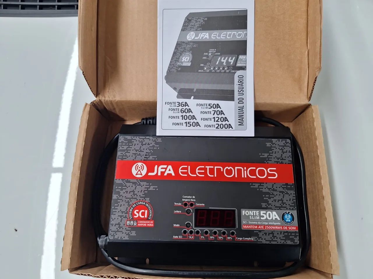 Fonte Automotiva JFA SCI 50a - Equipamentos e Acessórios de Som