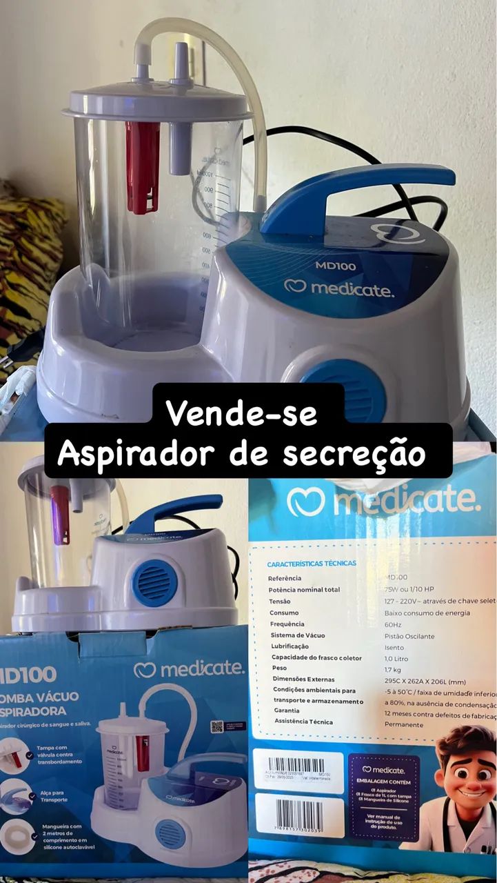 Aspirador de secreção  - Foto 4