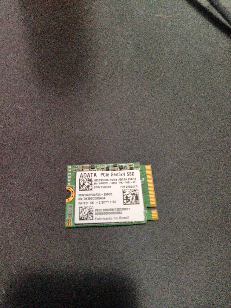 SSD nvme 256gb