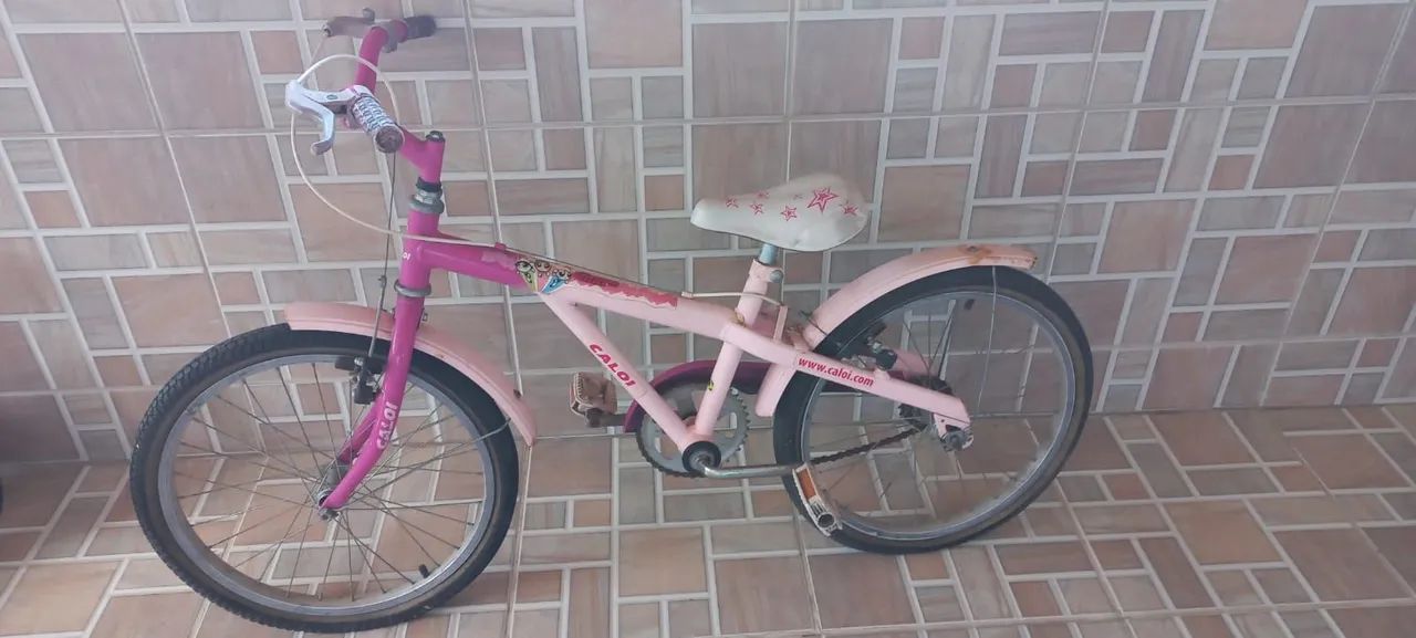 Bicicleta Caloi "Meninas Superpoderosas" (Rosa - Aro 20)