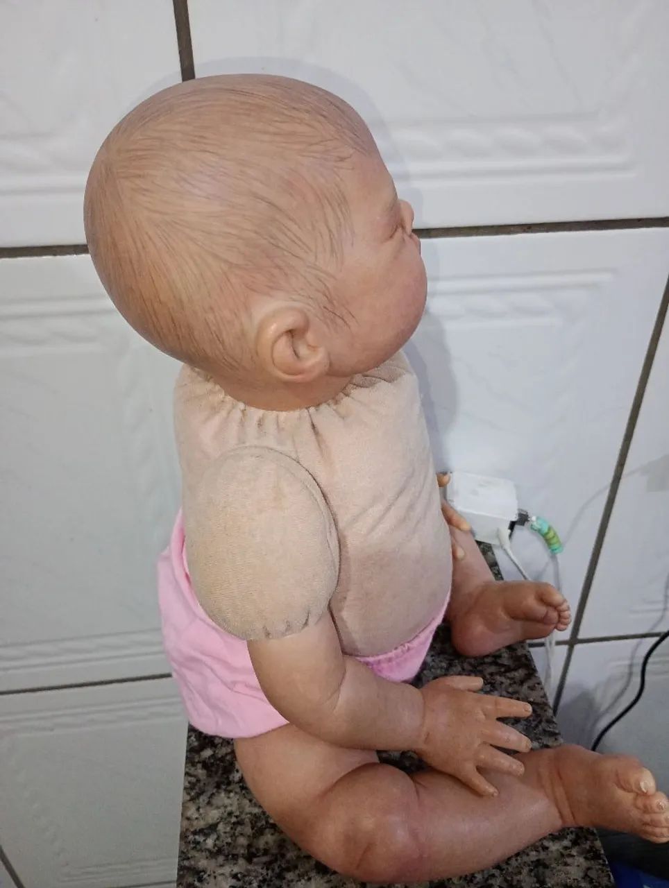 Bebê reborn artesanal  - Foto 4