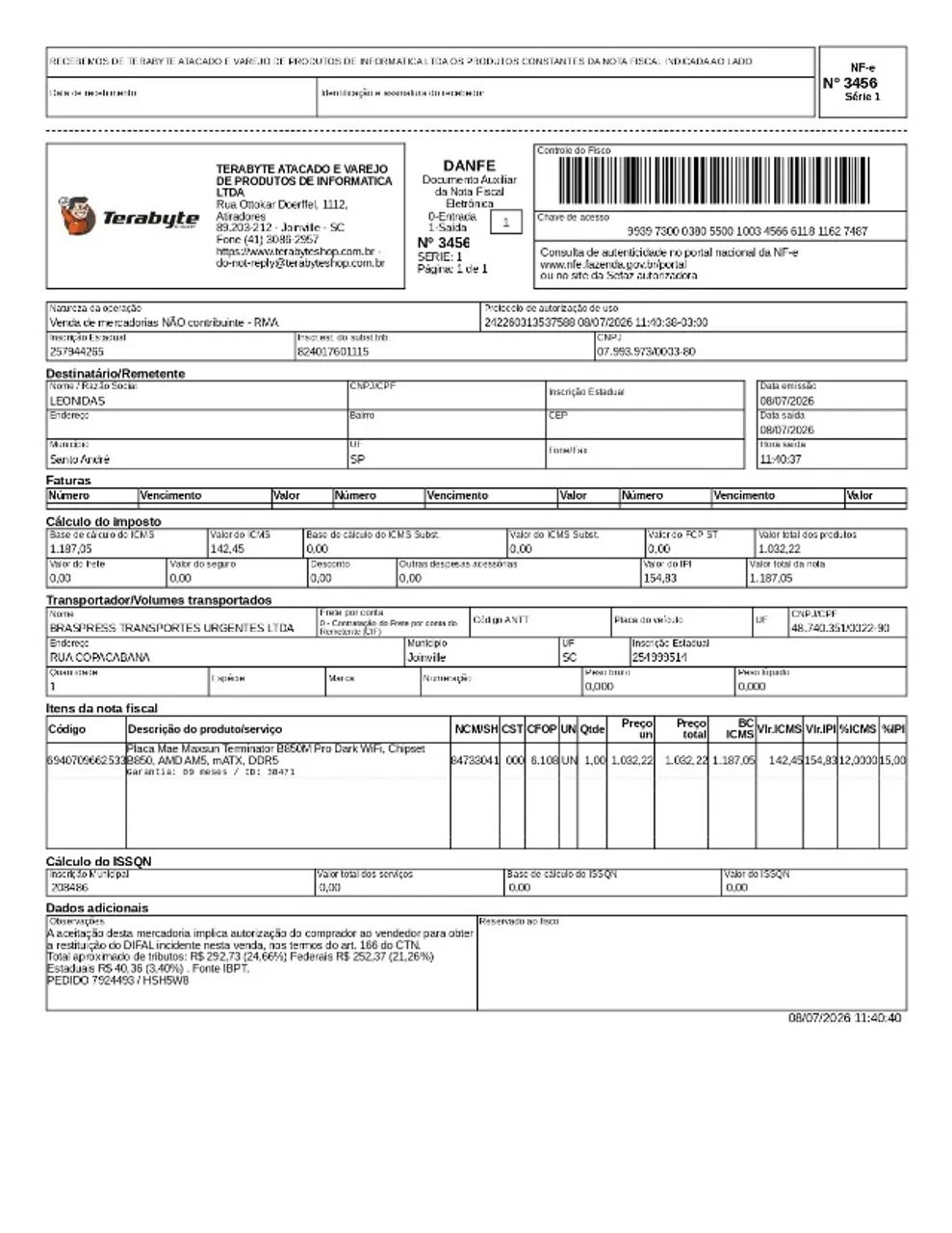 MAXSUN Terminator B850M PRO DARK WIFI - Foto 4