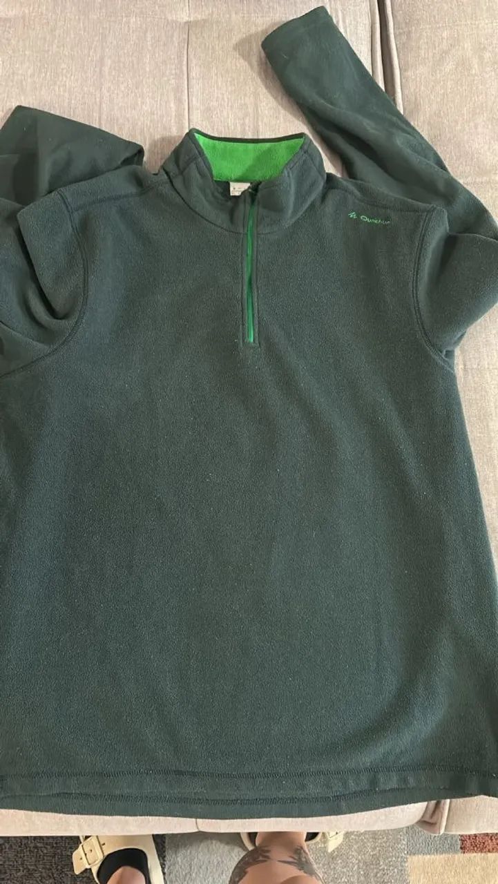 Camisa xadrez e 3 moletons