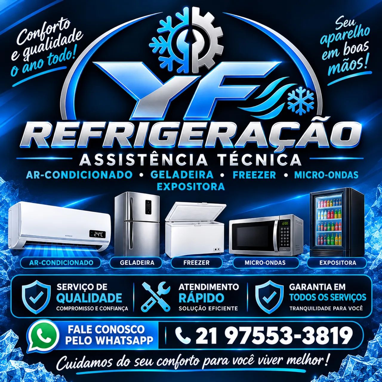 ? YF REFRIGERAÇÃO - ASSISTÊNCIA TÉCNICA ?
