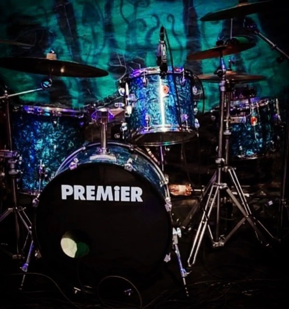 Bateria Acústica Premier - Linda - ótimo som - Foto 3