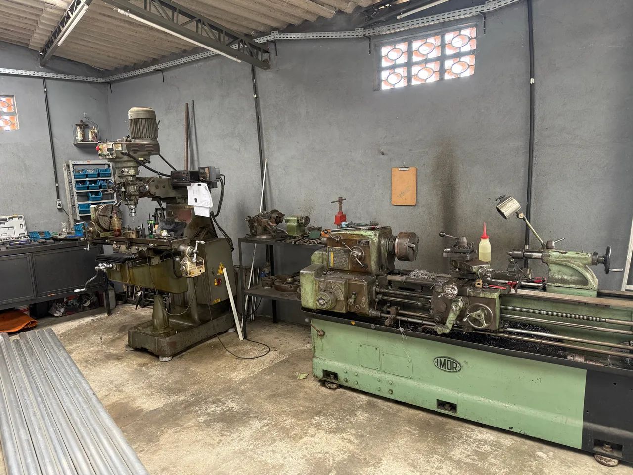 torno mecânico, Fresadora etc. usinagem mecânica completa - Foto 2