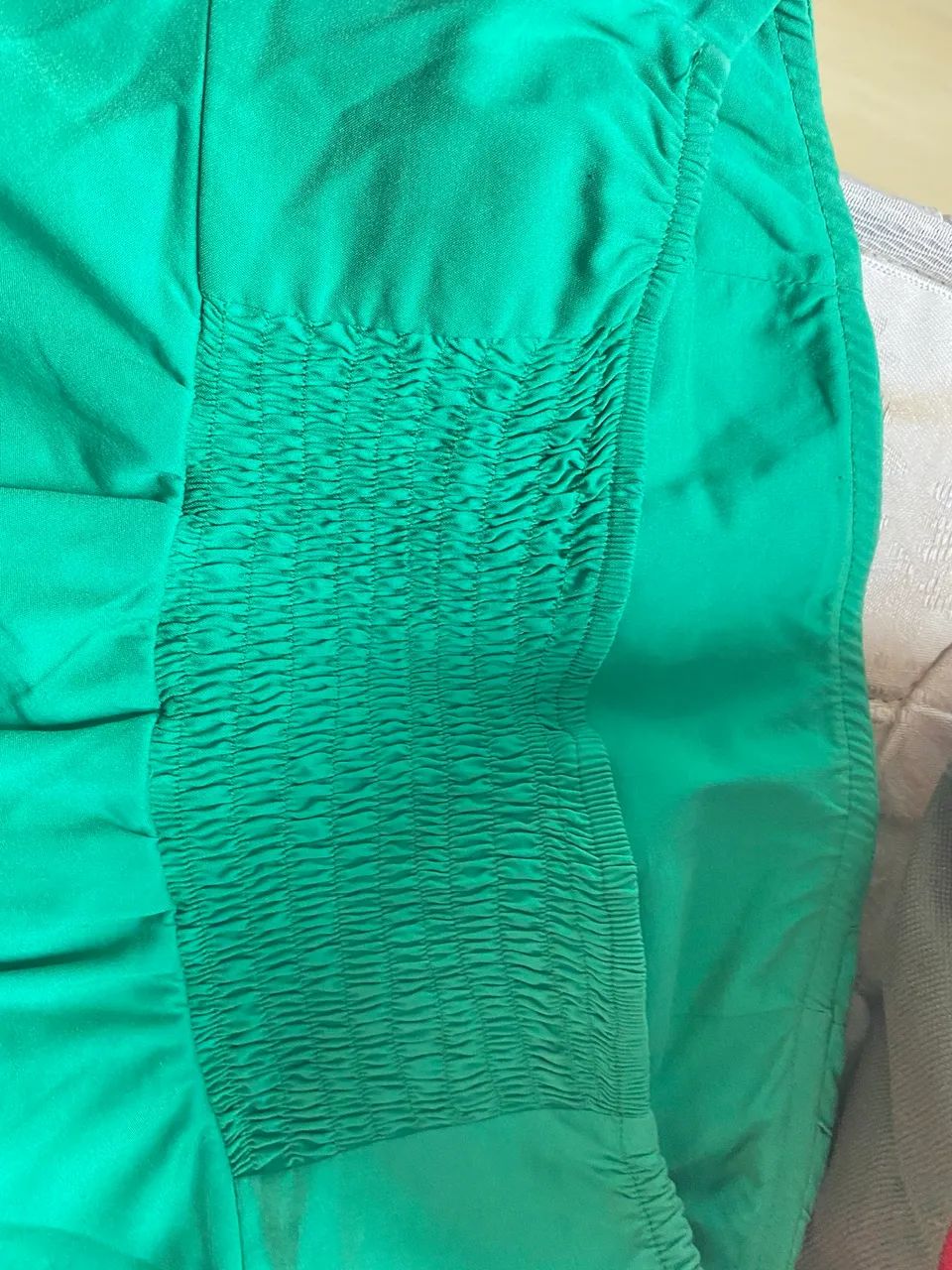 Vestido tomara que caia na cor verde veste 40 - Foto 5