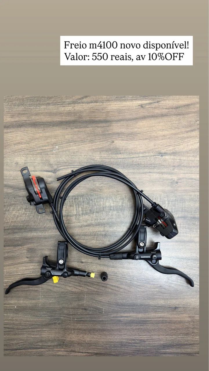 Freio m4100 shimano deore - Foto 2