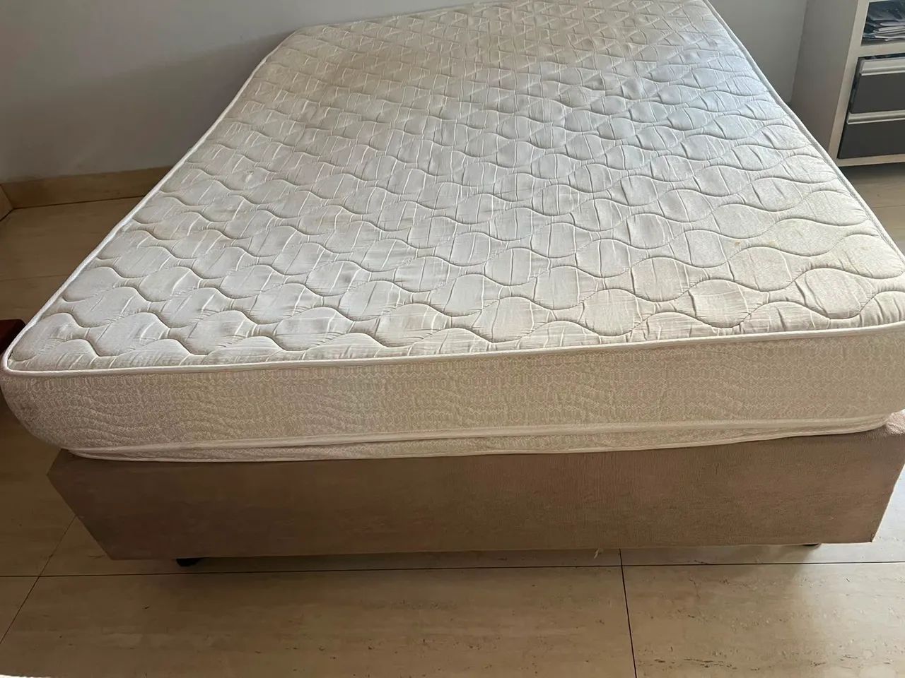 CAMA BOX CASAL ORTOBOM MOLAS ENSACADAS - FAÇO ENTREGA. - Foto 3