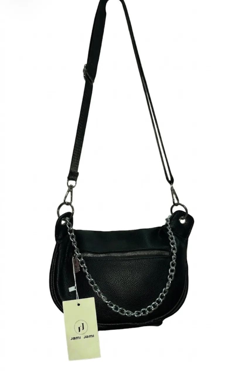 Bolsa feminina transversa preta - Foto 3