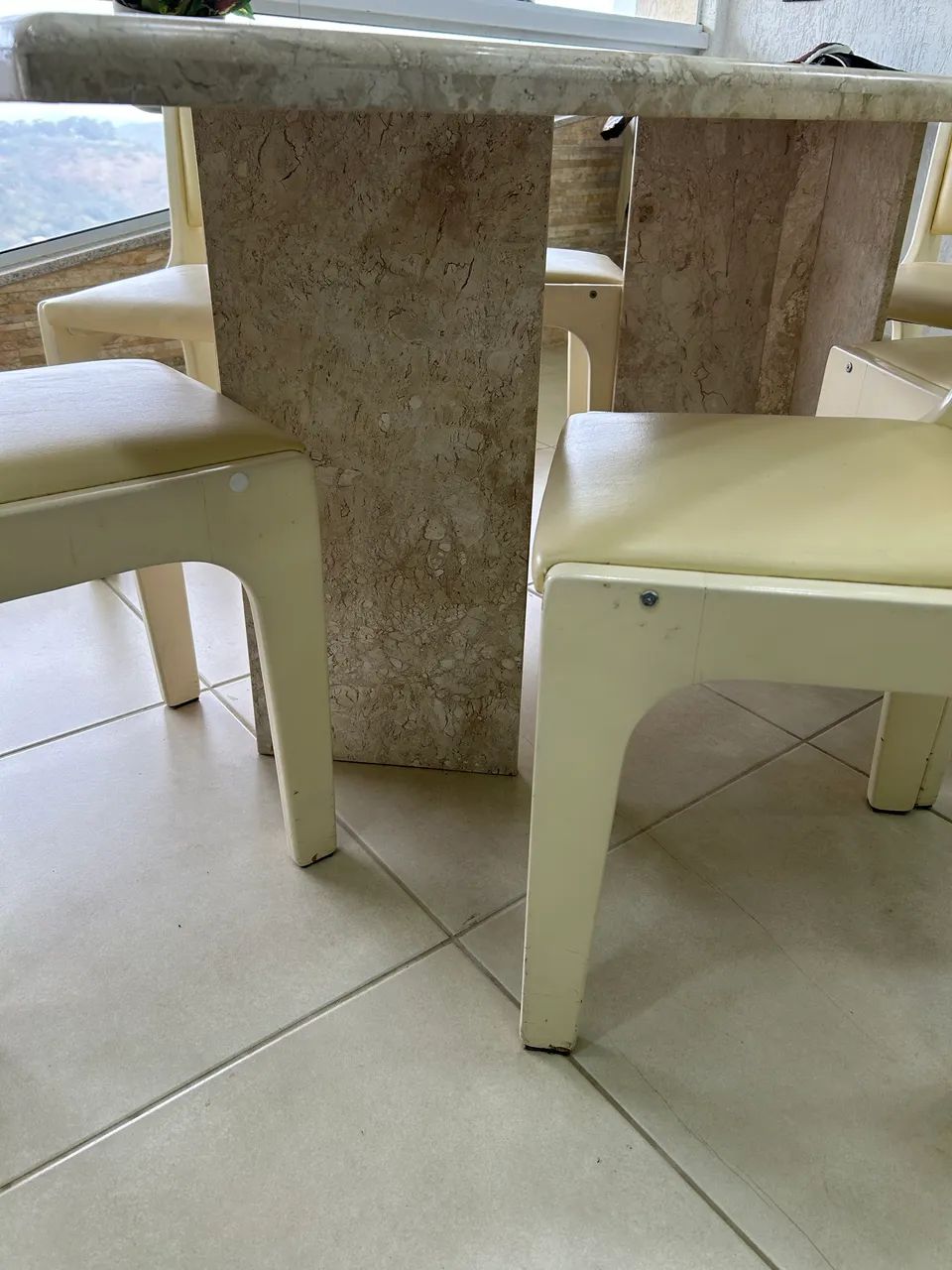 Mesa de jantar de mármore  - Foto 2
