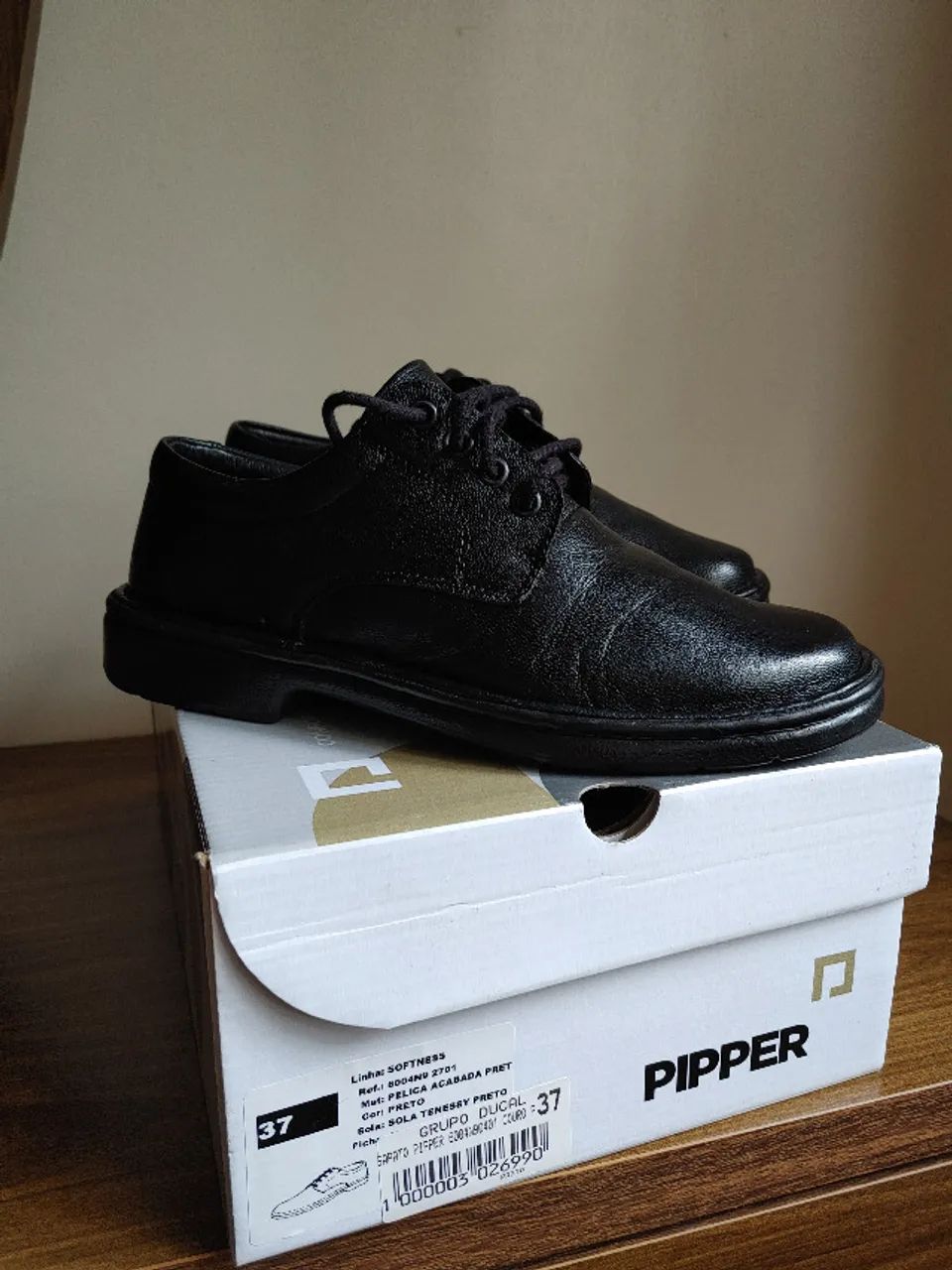 Sapato Pipper em couro - Foto 5