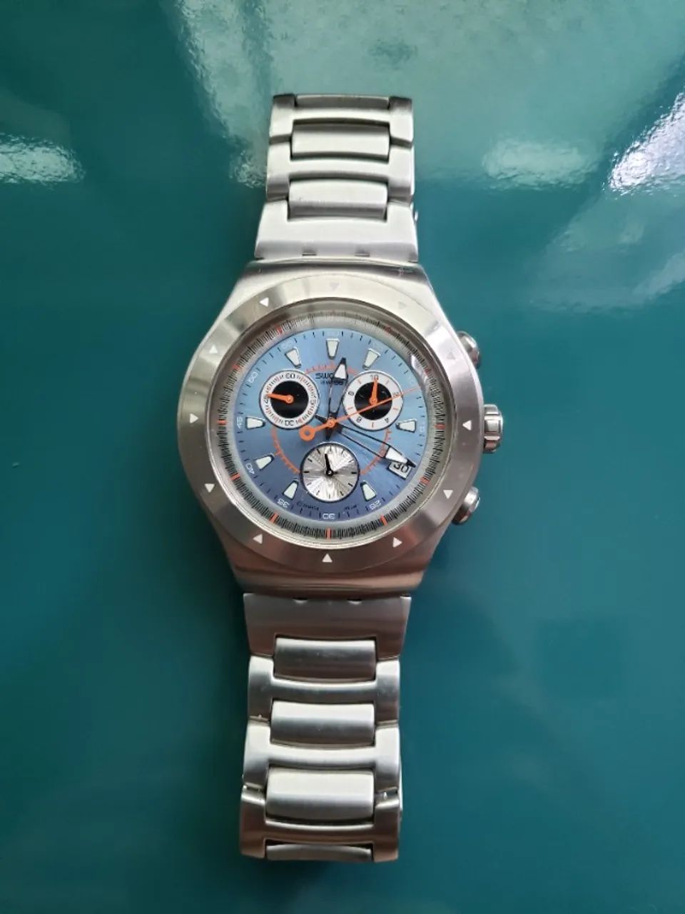 Relógio Swatch Irony Chronograph MAROCAN BLUES