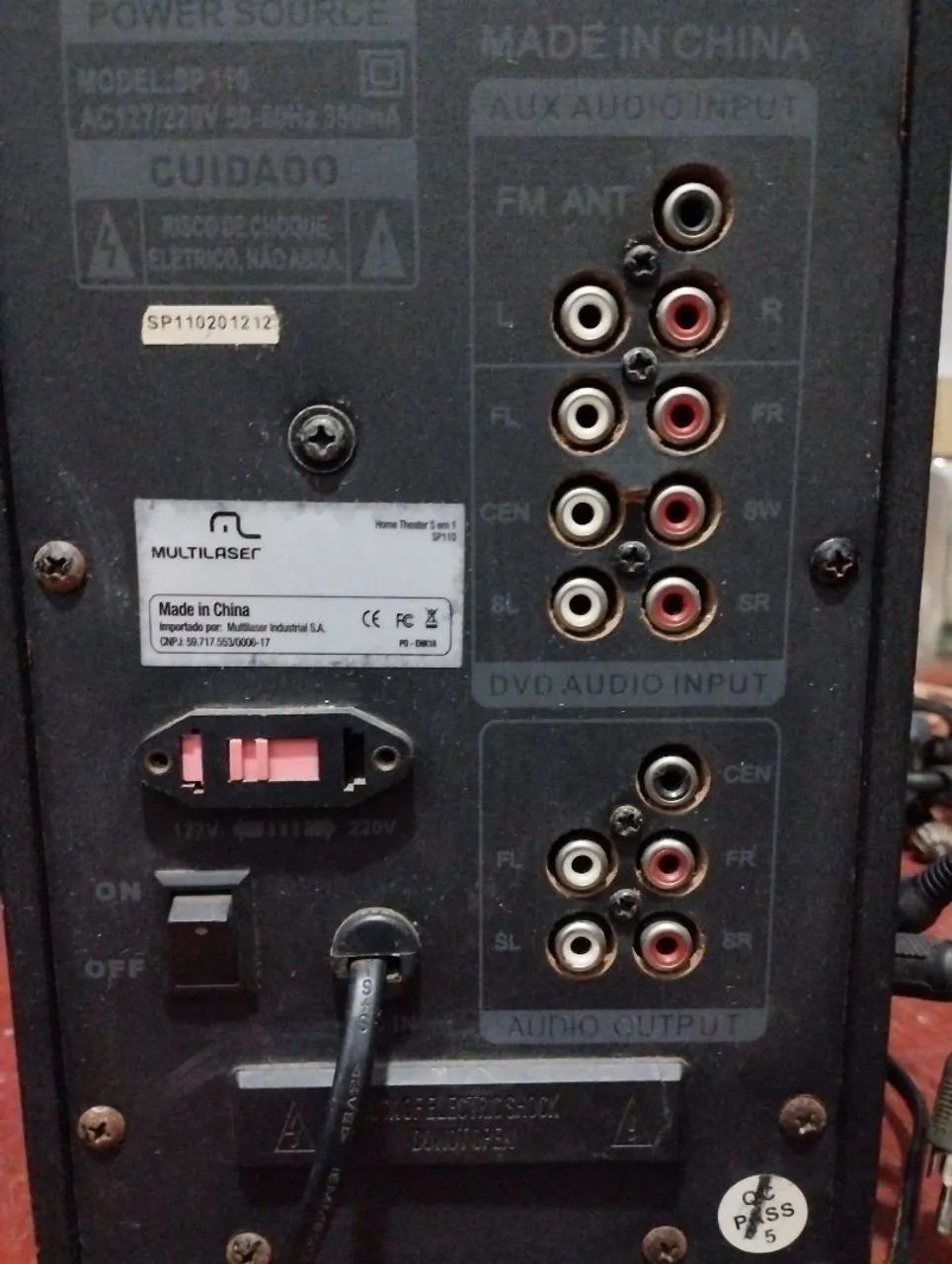 Home Theater Multilaser 80w - Foto 3