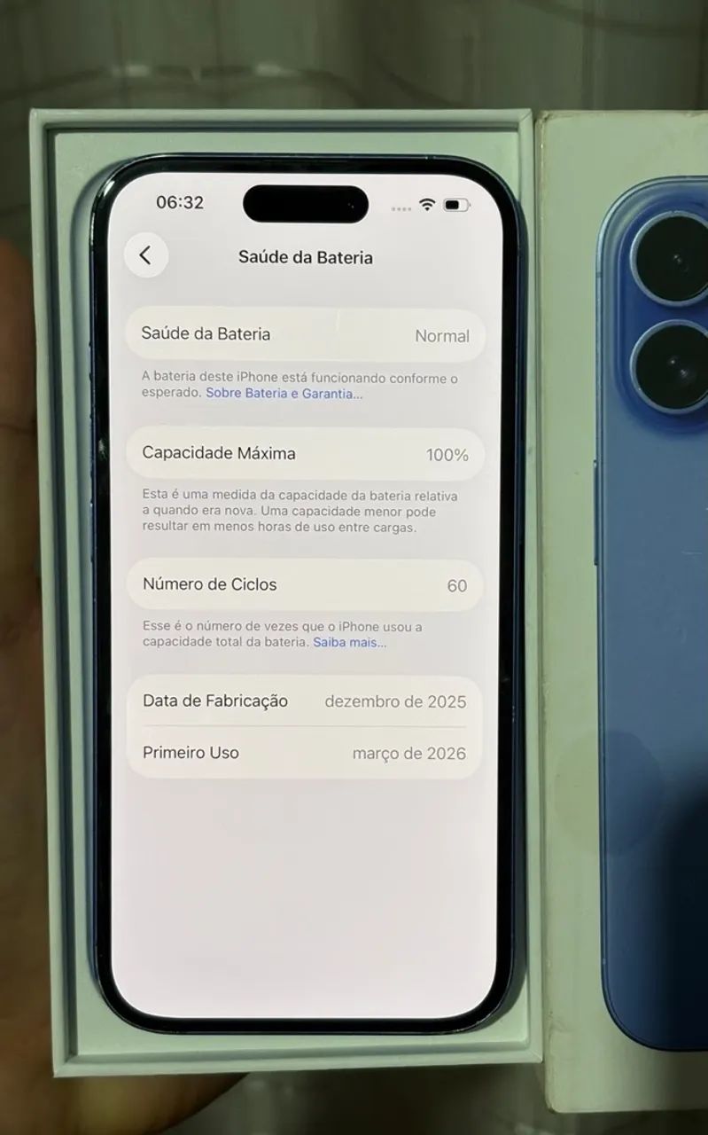 IPhone 16 Blue 128GB ( Completo) - Foto 2