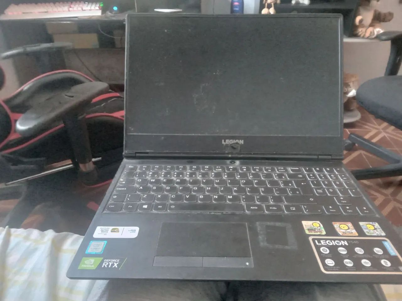 Notebook Lenovo Legion Y540 - Com defeito