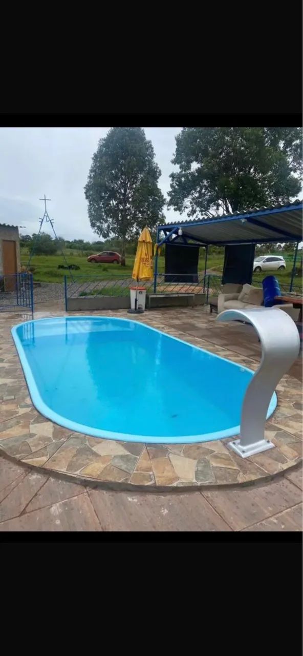 Piscina modelo Oval instalada preço baixo 