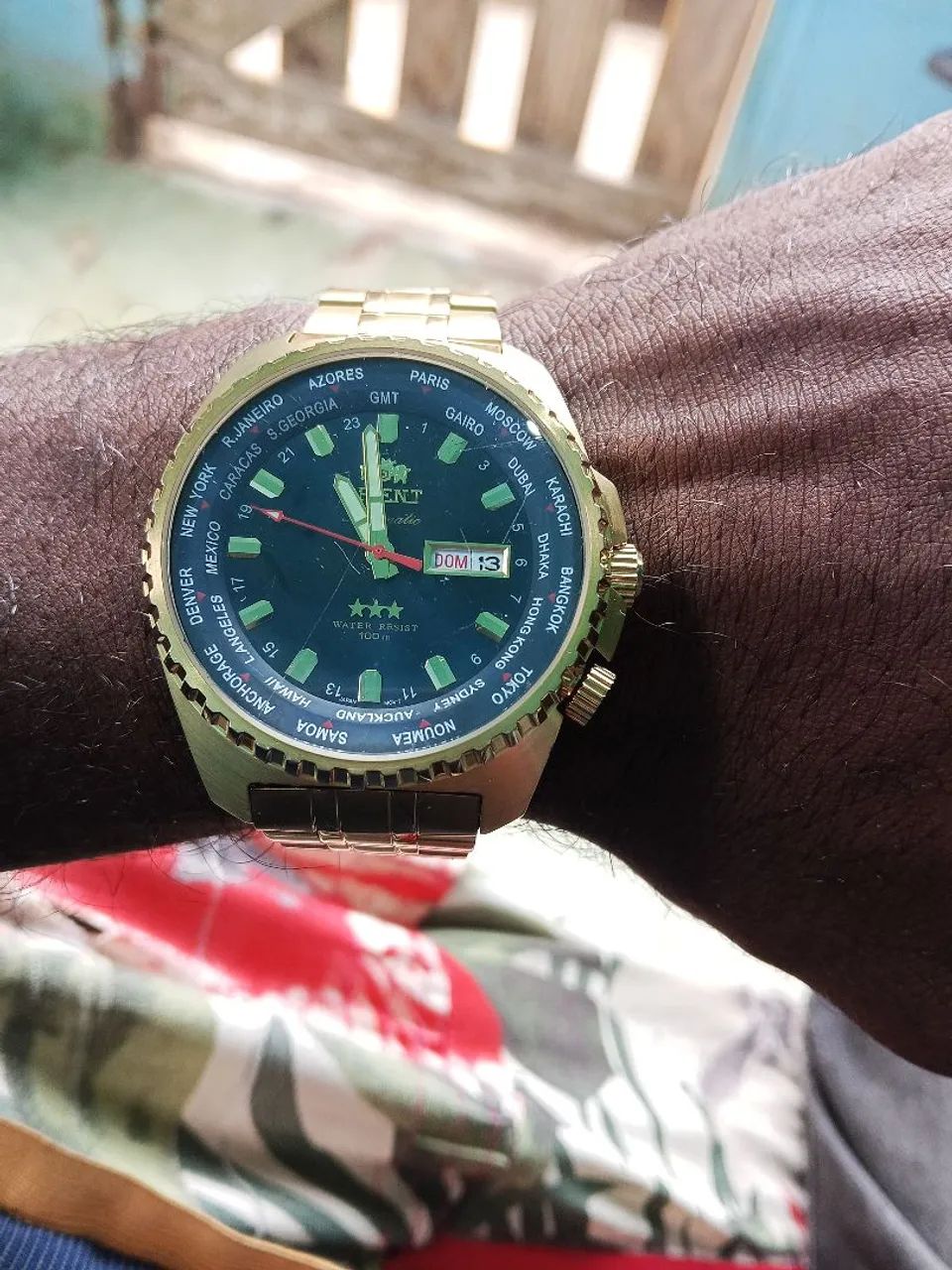 Vendo relógio Orient 3 estrela automático dourado 
