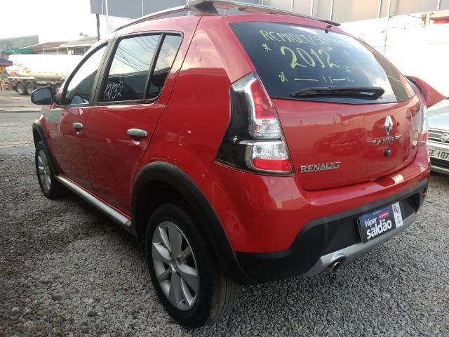 Renault sandero stepway 2012 completo financio e aceito trocas - Foto 4
