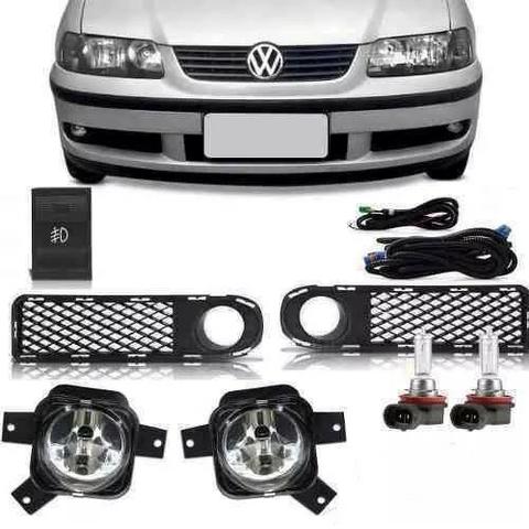 Kit Farol Milha Auxiliar Neblina Gol G3 1999 2000 2001 2002