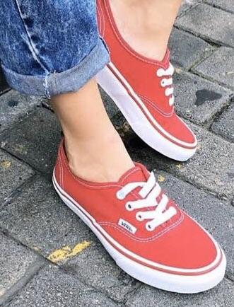 vans authentic vermelho