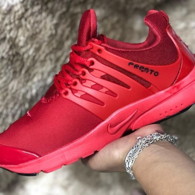 nike presto vermelho