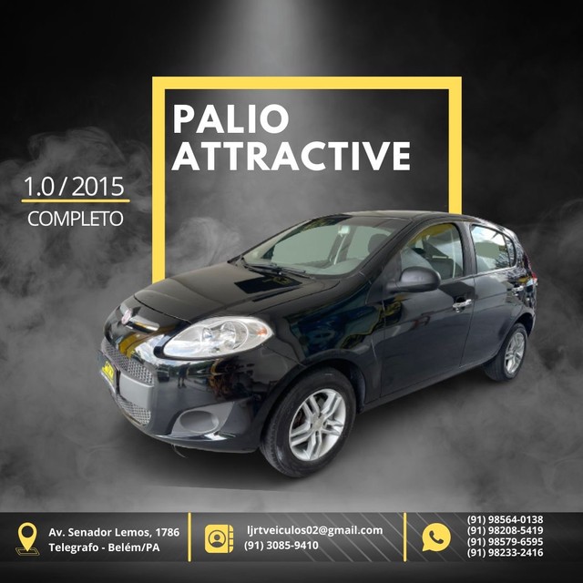 FIAT PALIO ATTRACTIVE 1.0 2015, CARRO PRA QUEM PROCURA CUSTO BENEFÍCIO, NÃO PERCA TEMPO