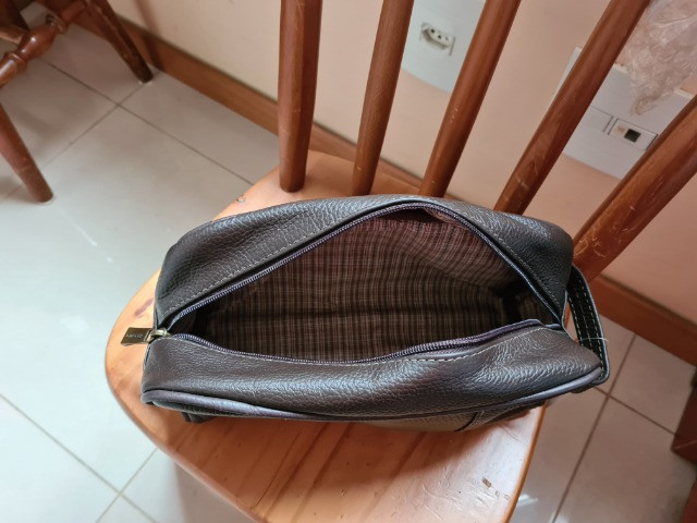 Necesser masculino de couro Novo - Foto 2