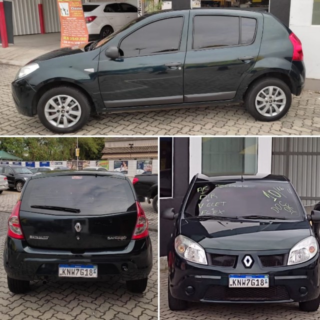 SANDERO 1.6 2010 + COMPLETÃO + FLEX + DOC OK IMPECÁVEL