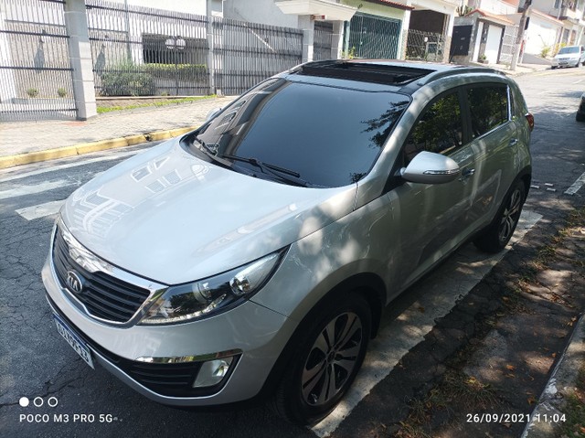 SPORTAGE EX 2013 KM44 MIL COM TETO SOLAR  ÚNICO DONO  CARRO DE SENHOR