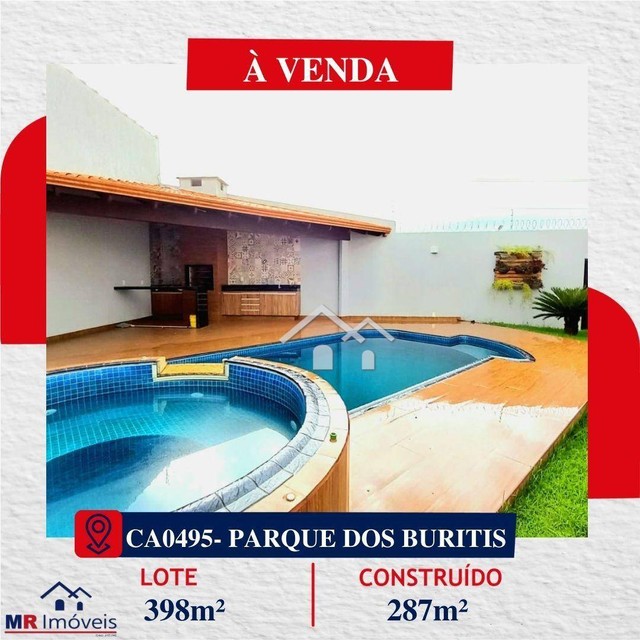Casa com 5 dormitórios à venda, 290 m² por R$ 2.000.000,00 - Parque dos Buritis - Rio Verd