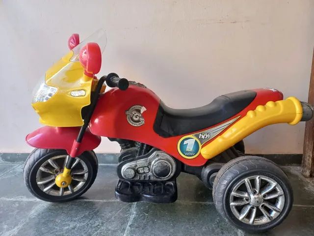 Moto Elétrica Infantil Vermelho Homeplay