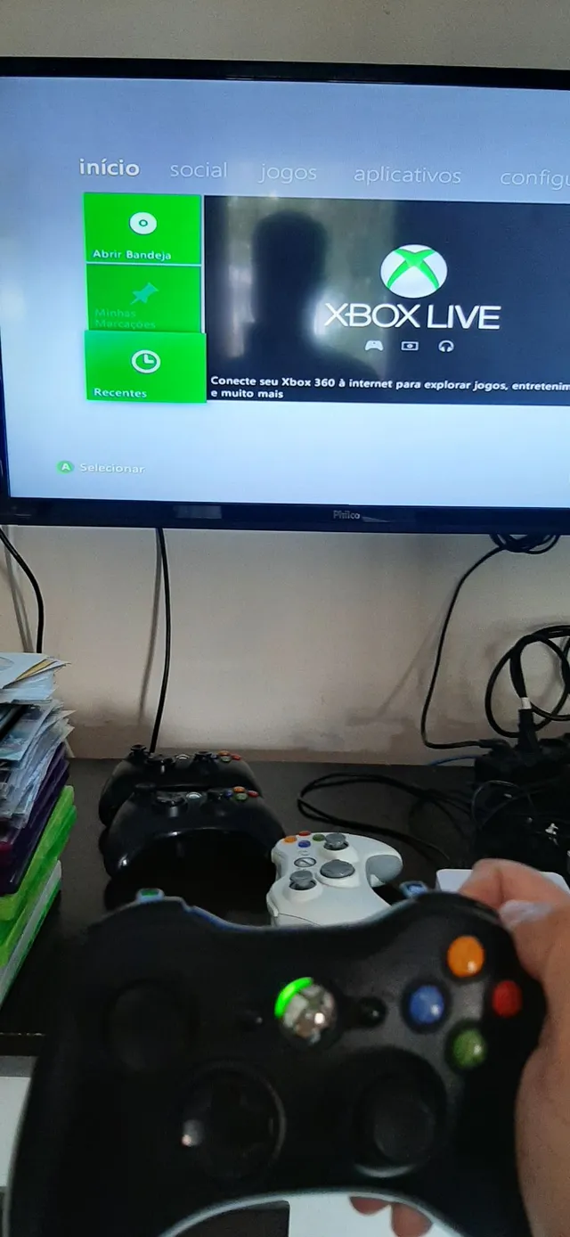 Xbox 360 Desbloqueio Lt 3.0 20gb de Armazenamento 12 Jogos e 1 Controle |  Console de Videogame Xbox 360 Usado 91872727 | enjoei