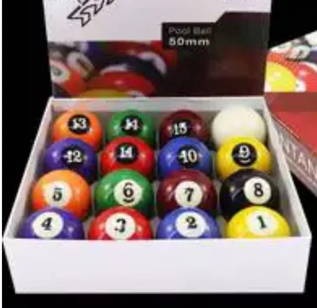 5 Jogos de Bola 50mm Sinuca/ Bilhar / Snooker em Promoção na Americanas