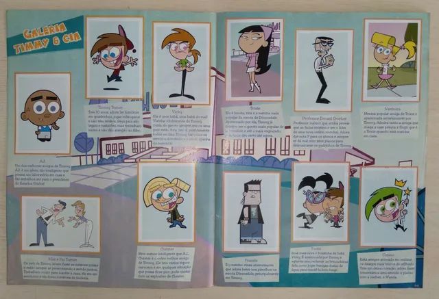 Álbum de figurinhas OS PADRINHOS MÁGICOS! - Foto 3