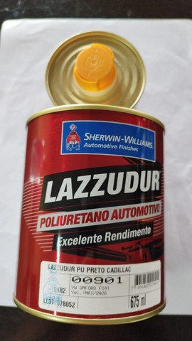 kit Tinta Automotiva Pu Preto Cadilac Brilhante Marca:Lazzuril / Sherwin-Williams