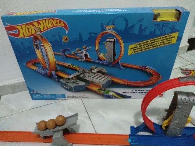 Hot Wheels Conjunto De Pistas Track Builder Turbo Takeover - GAMES &  ELETRONICOS