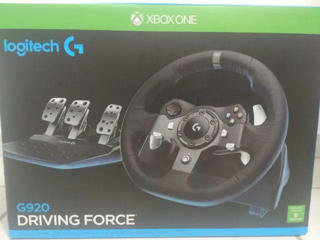 Volante Logitech g920 Volante Pedais - Computadores e acessórios