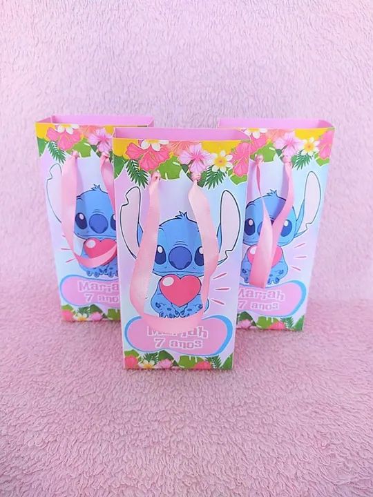 Caixa Personalizada Stitch - Festa Infantil - Foto 4