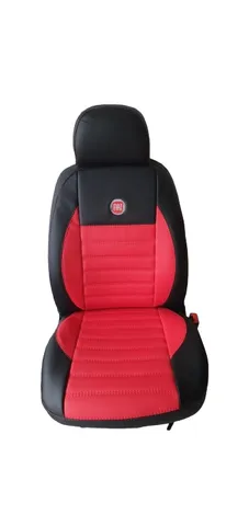 Capas de de banco em courvin para o palio elx meio vermelho