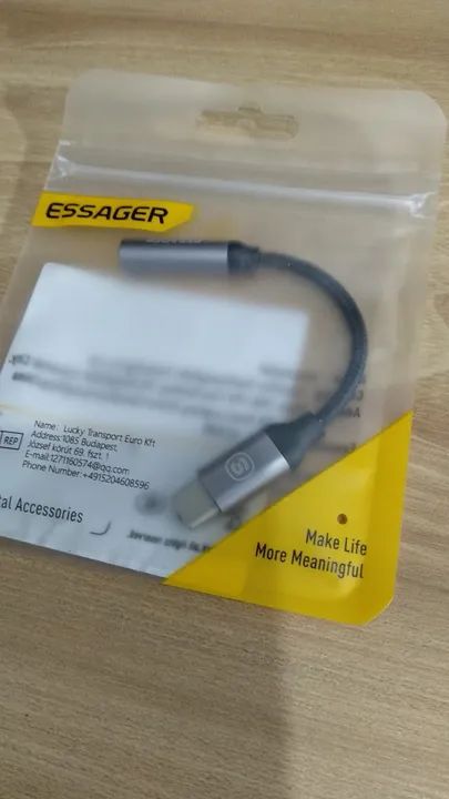 Dongle USB C para P2 (3.5mm) - Foto 2