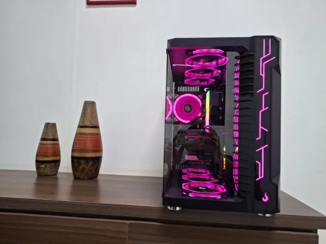 PC Gamer - NOVO, Ryzen 5-5600X, 32GB de RAM, GTX 1660S, SSD-1Tera, X-570Plus, Fonte 650W