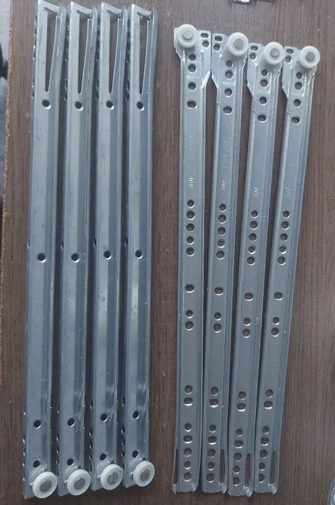 Trilhos para Corrediças de Gaveta 40cm- 4 conjuntos para 4 gavetas. - Foto 3